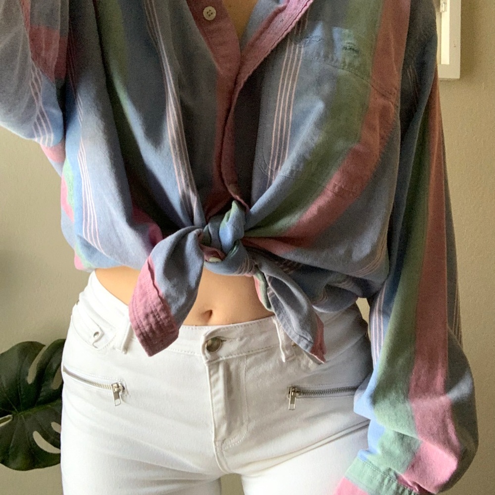 Vintage Dockers Oversized Long-sleeve Button Down